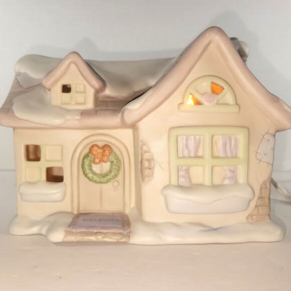 Precious Moments Sugar Town Sams House Lighted Nightlight Enesco 529605 1992 - Picture 2 of 16